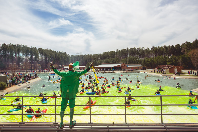Festival. Green River. Green River Revival. U.S. National Whitewater Center. St. Patty's Day. Green Water. Color Me Green.